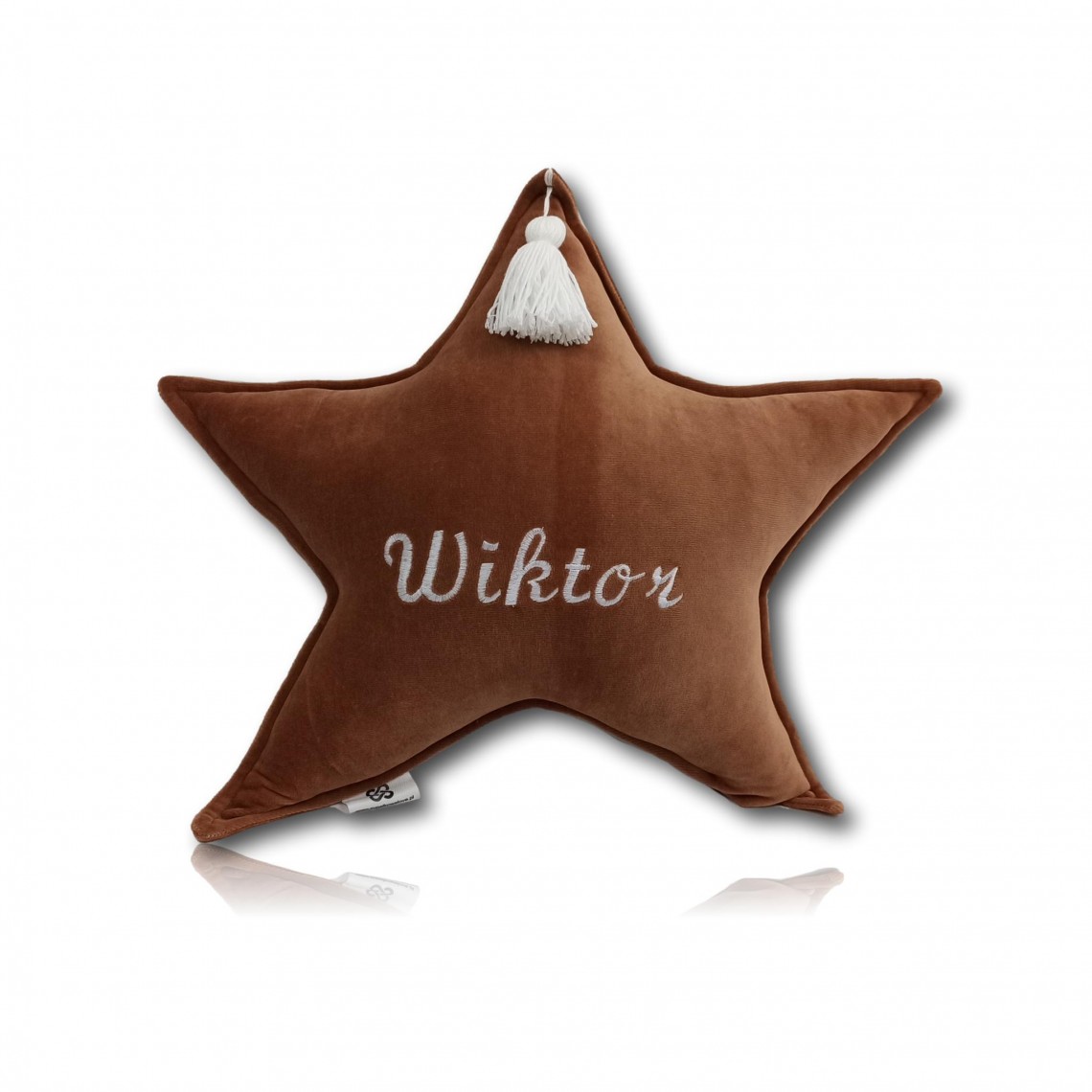 Velor Pillow Star with name